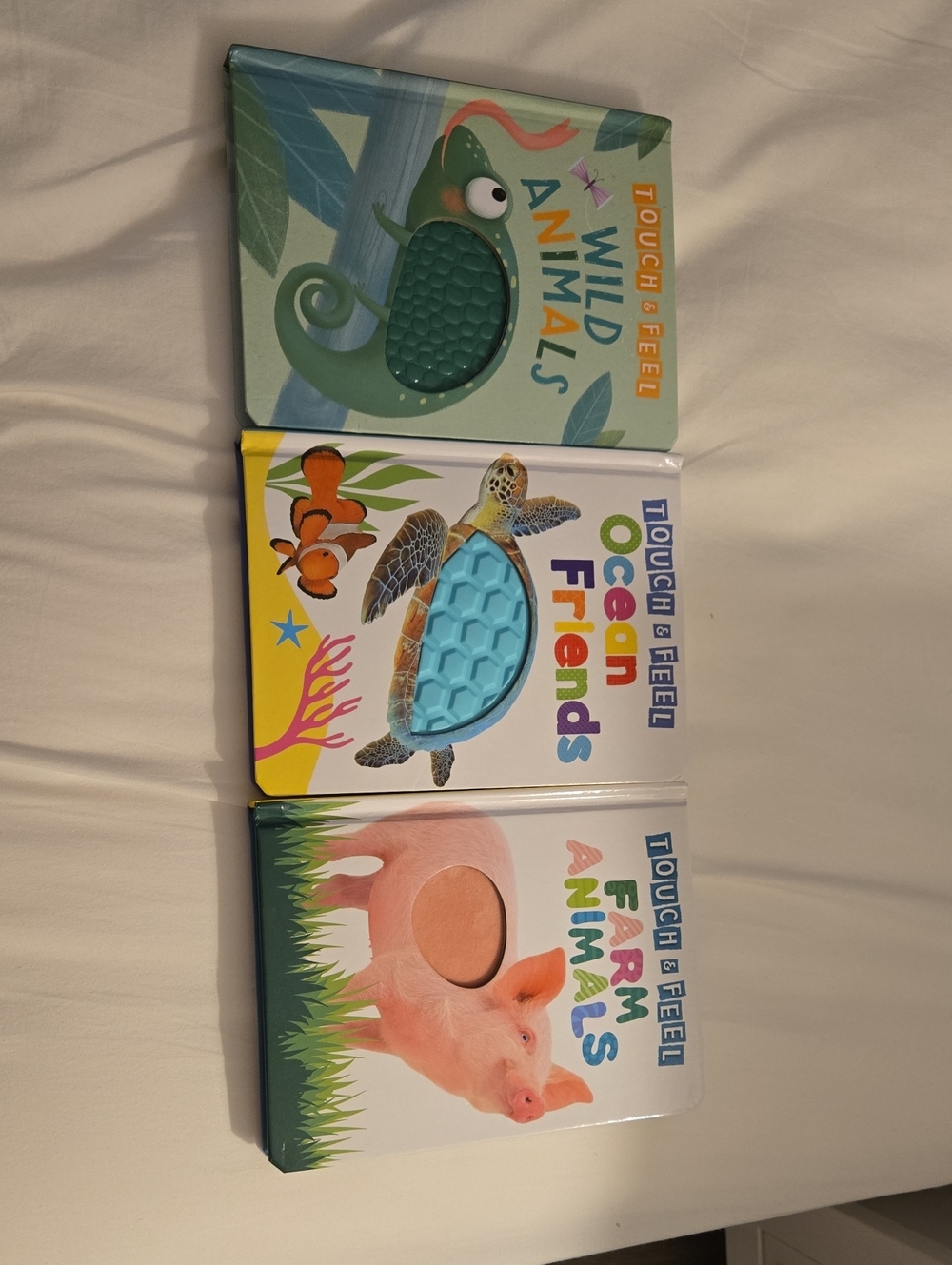 Ocean Friends, Wild Animals & Farm Animals Board Book Set - Multicolor